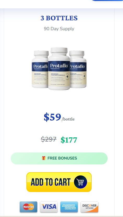 Protaflo supplement 3 bottle combo pack